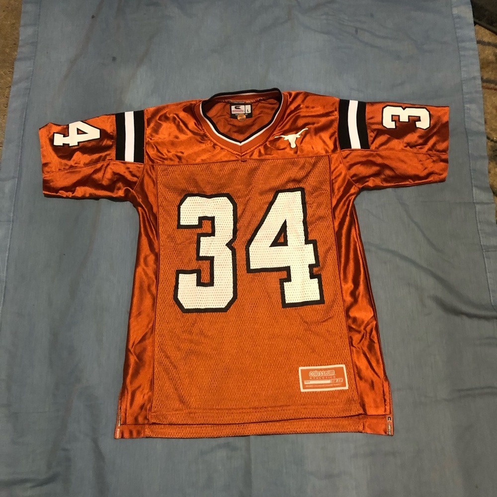 NCAA Texas Longhorns vintage Ricky Williams jersey great look and colors
